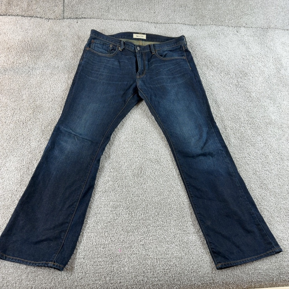 Gap 1969 Boot Cut Jeans Dark Wash Denim Great Wear Size 34x30